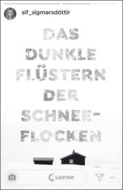 Das dunkle Flüstern der Schneeflocken (Sif Sigmarsdóttir)