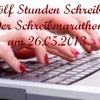 Zwölf Stunden Schreiben – Der Schreibmarathon am 26.05.2013